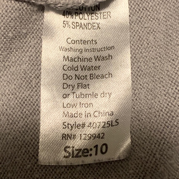 Girl’s Long Sleeve Shirt - Picture 2 of 2